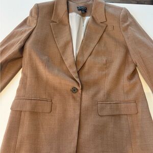 Worn only once! J. Crew Women's Brown Suit Jacket